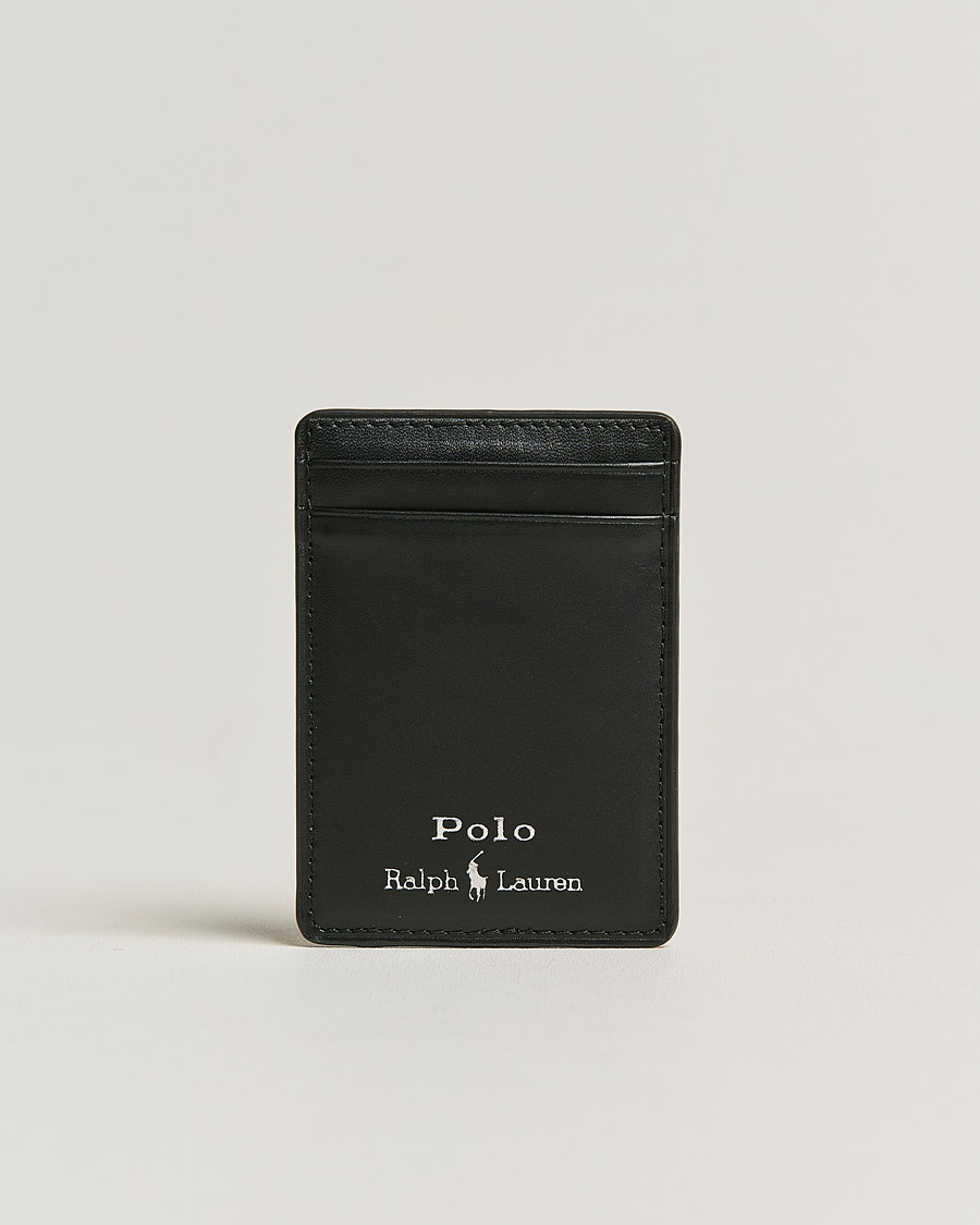 Herre | Polo Ralph Lauren Smooth Leather Phone Case Black | Polo Ralph Lauren | Smooth Leather Phone Case Black