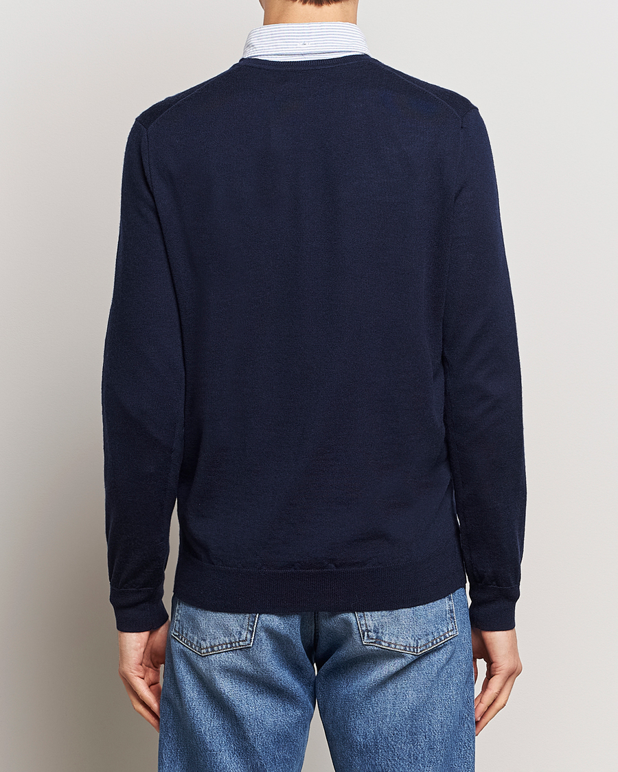 Herre | Gensere | Polo Ralph Lauren | Merino Crew Neck Pullover Hunter Navy