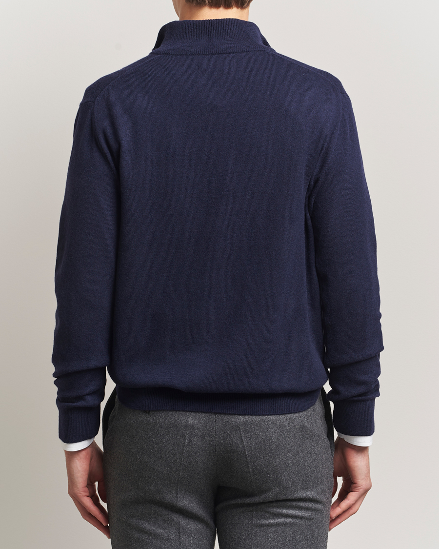Herre | Gensere | Polo Ralph Lauren | Merino Half-Zip Sweater Hunter Navy