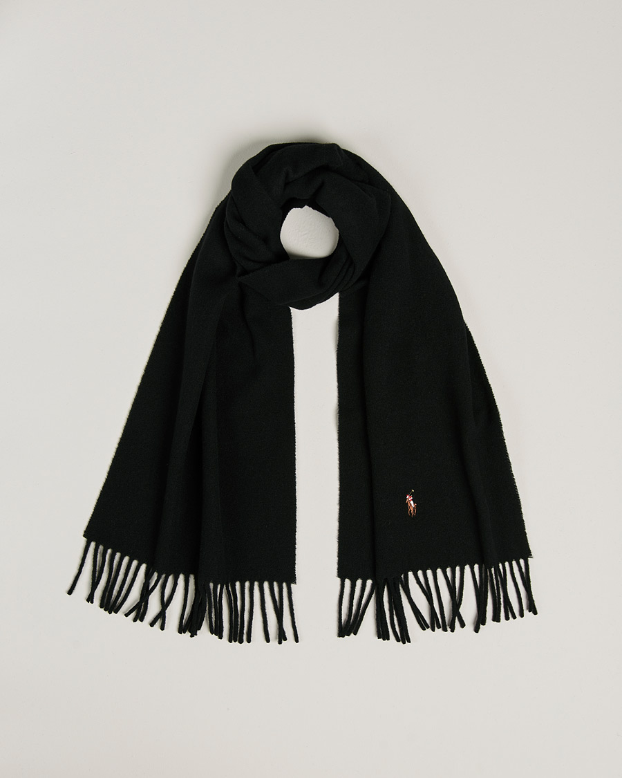Herre |  | Polo Ralph Lauren | Signature Wool Scarf Black