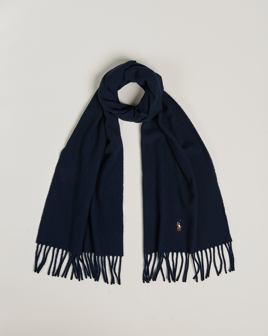 Herre | | Polo Ralph Lauren | Signature Wool Scarf Hunter Navy