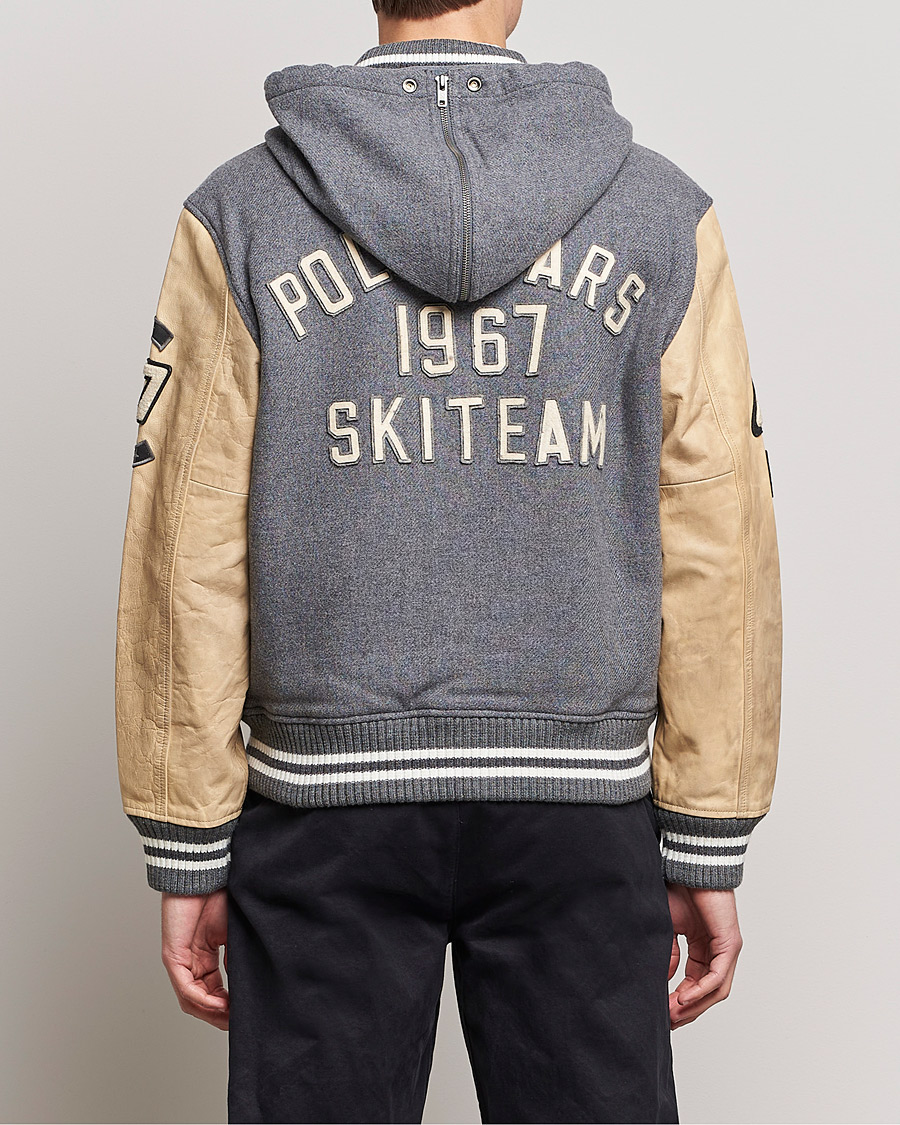Herre | Jakker | Polo Ralph Lauren | Ski Varsity Lined Bomber Jacket Grey Heather