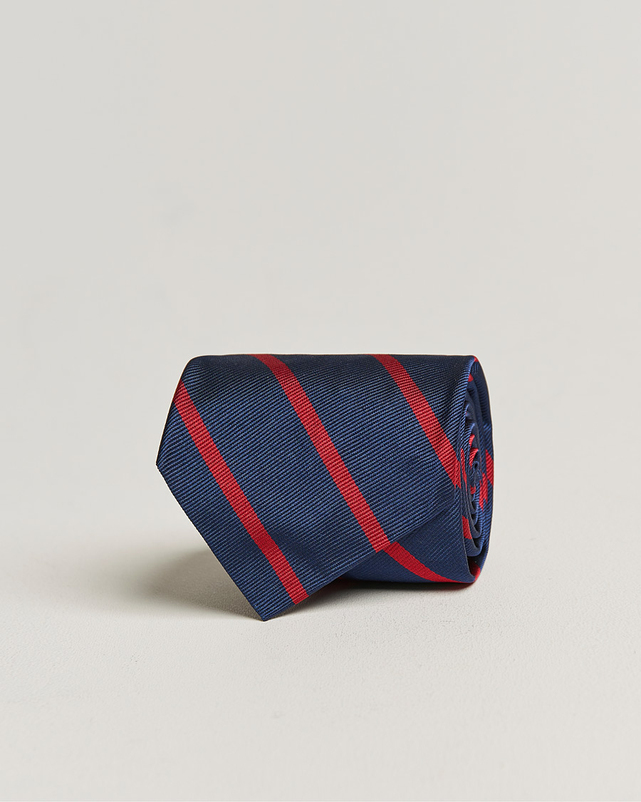 Herre | Slips | Polo Ralph Lauren | Striped Tie Navy/Red