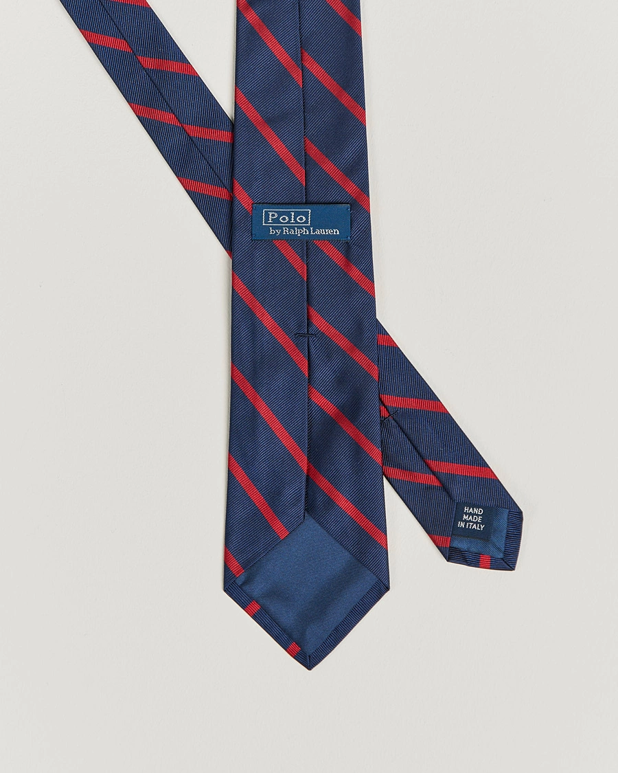 Herre | Mørk dress | Polo Ralph Lauren | Striped Tie Navy/Red