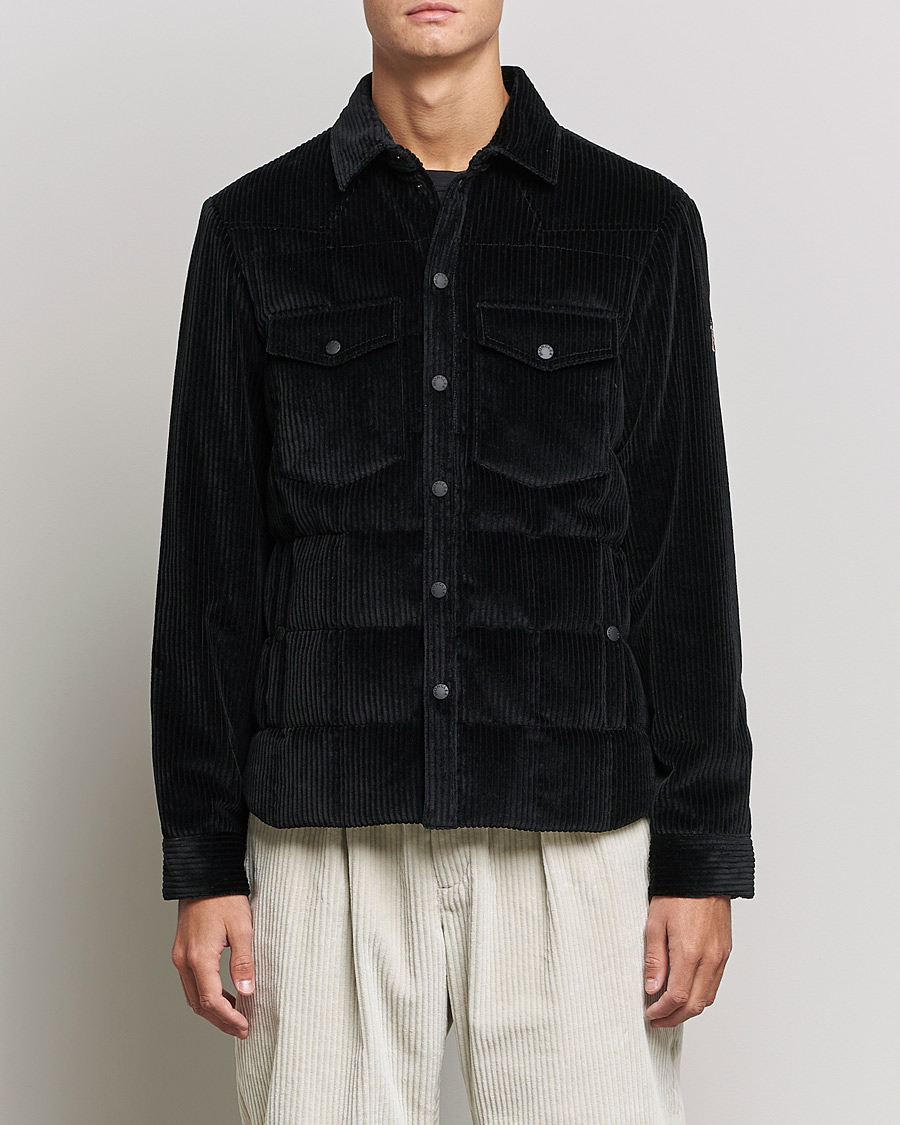 Herre | Skjorter | Moncler Grenoble | Gelt Corduroy Shirt Jacket Black