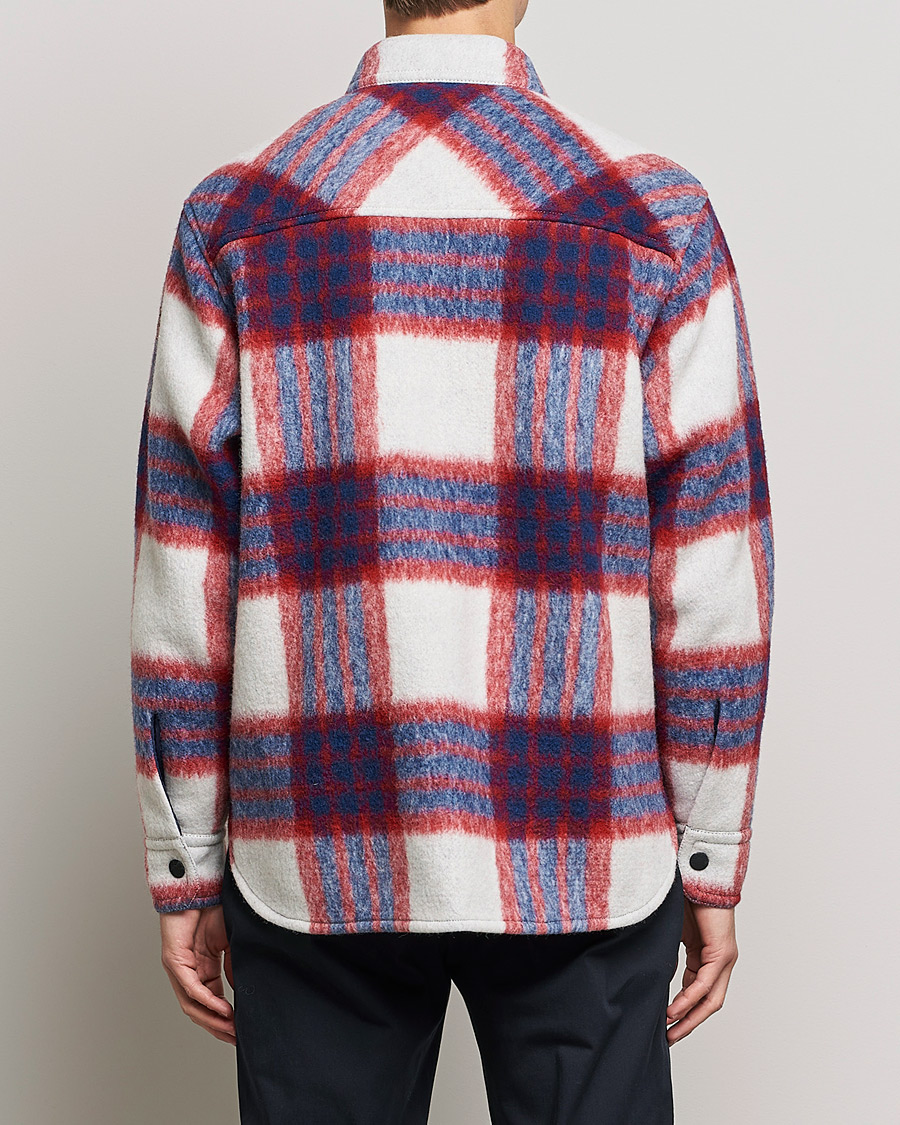 Herre | Jakker | Moncler Grenoble | Waier Padded Shirt Jacket White/Red