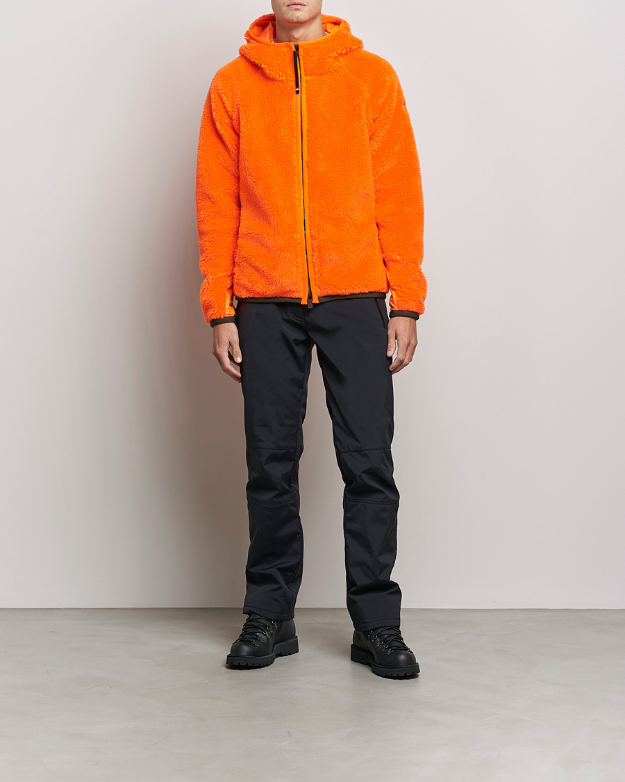 Herre | Gensere | Moncler Grenoble | Teddy Fleece Cardigan Orange