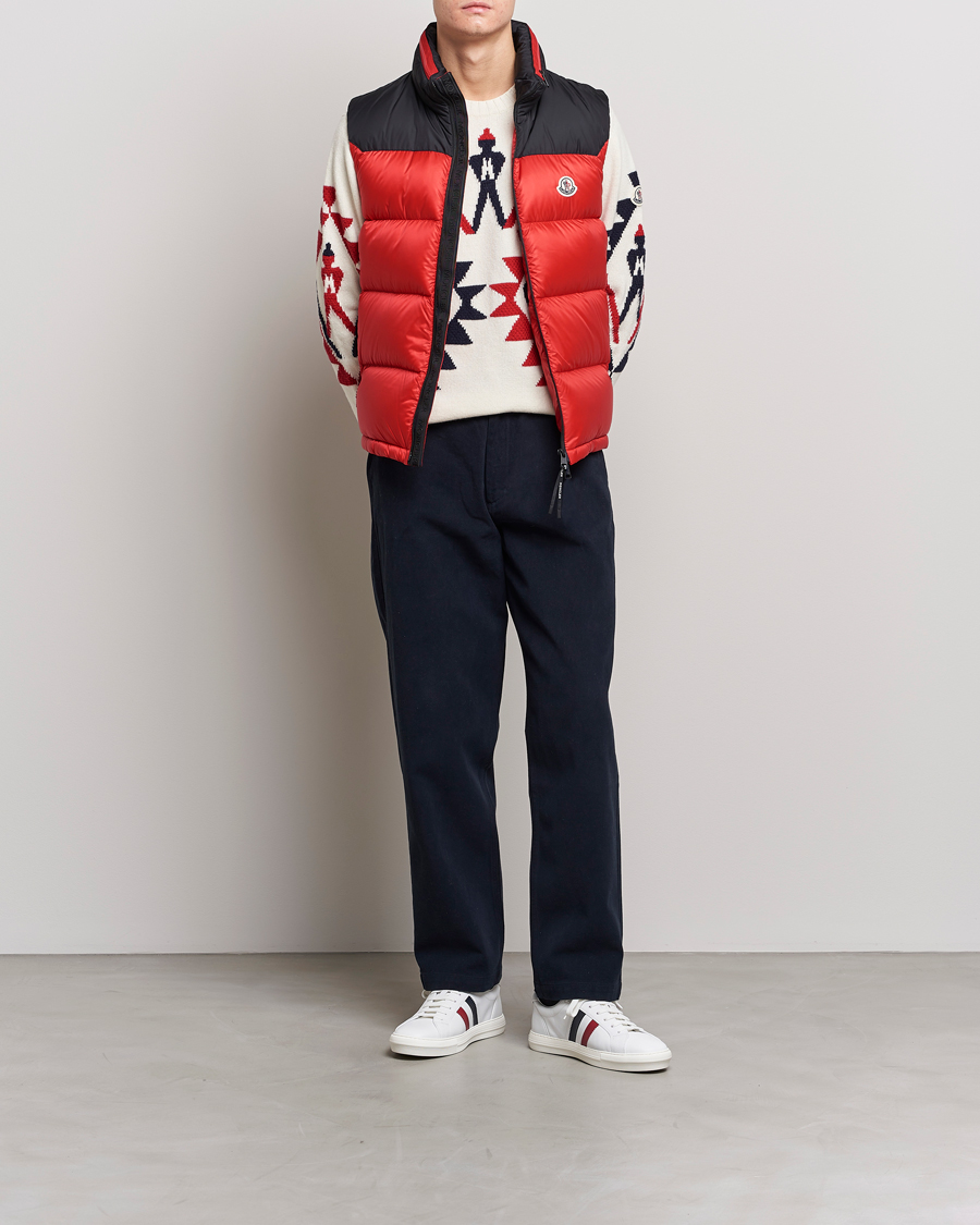 Herre | Jakker | Moncler | Ophrys Down Vest Black/Red