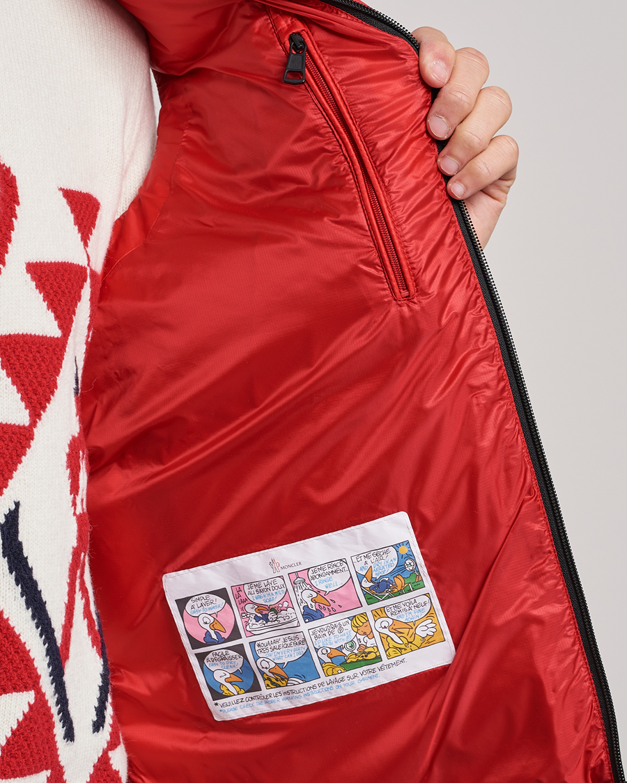 Herre | Jakker | Moncler | Ophrys Down Vest Black/Red