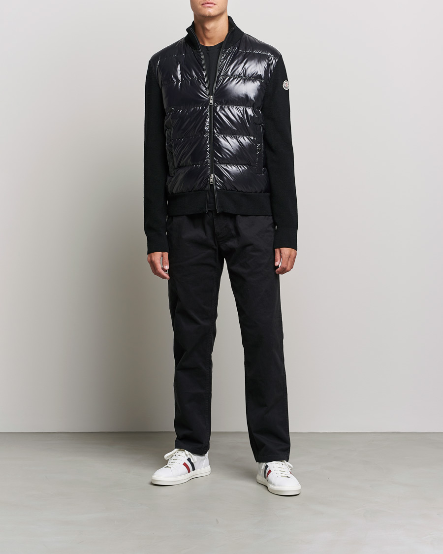 Herre | Gensere | Moncler | Zip Down Cardigan Black