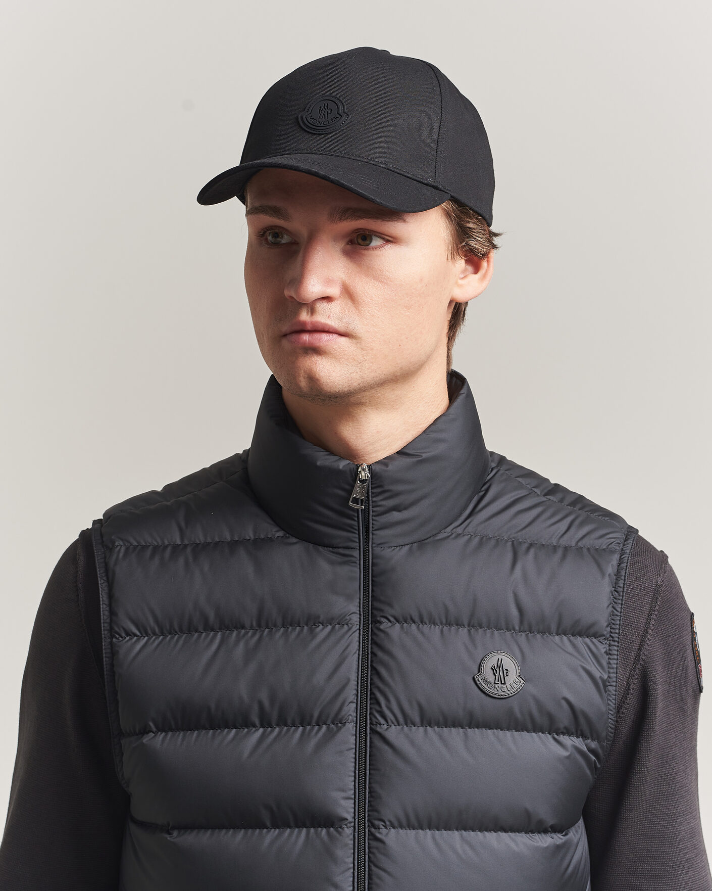 Herre | Hatter og capser | Moncler | Tonal Logo Cap Black