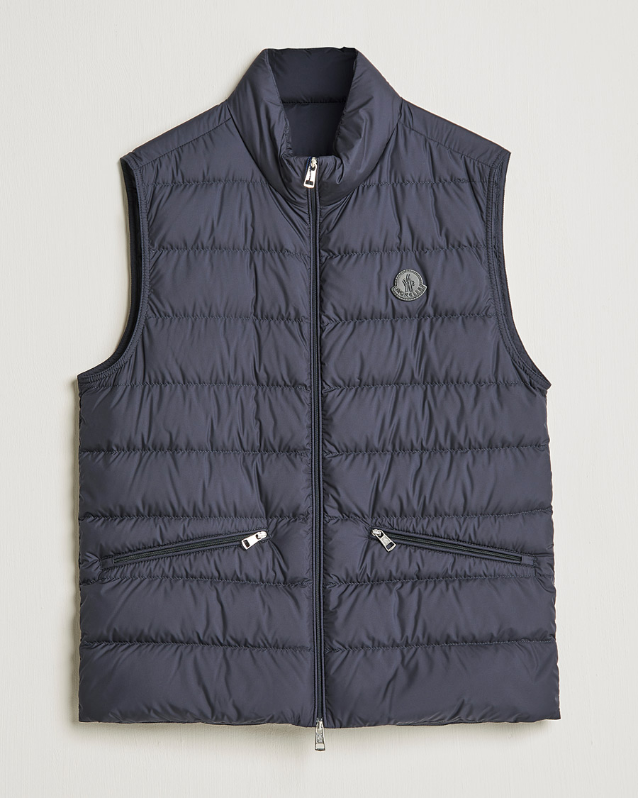 Herre | Jakker | Moncler | Treompan Down Gilet Navy