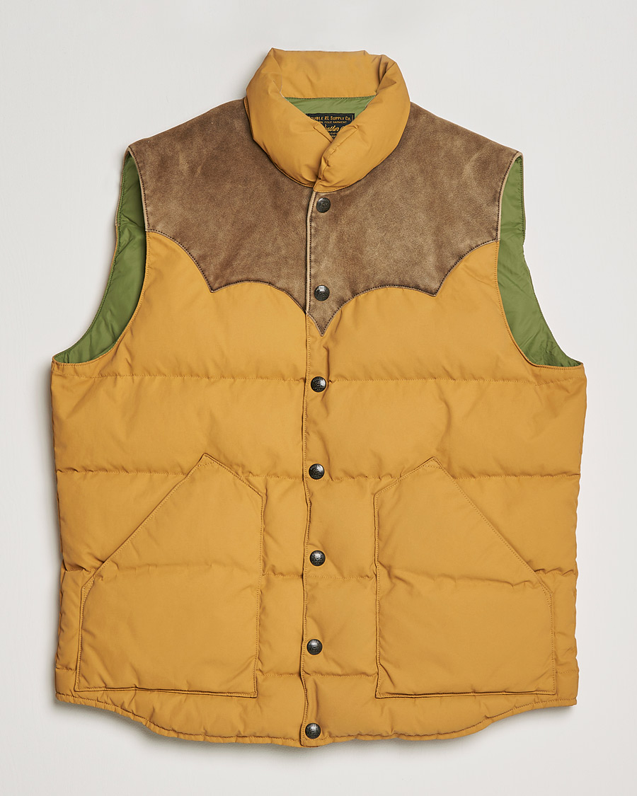 Herre |  | RRL | Milburn Quilted Vest Mountain Yellow