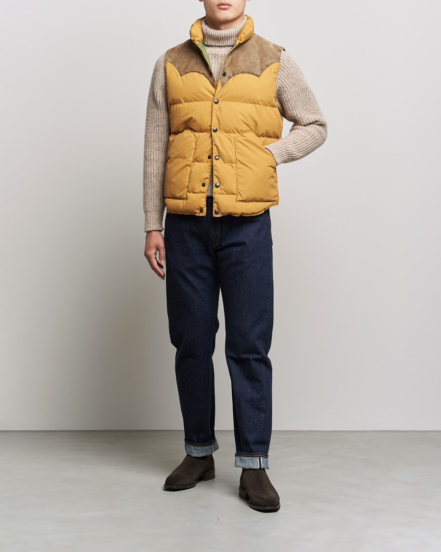 Herre |  | RRL | Milburn Quilted Vest Mountain Yellow
