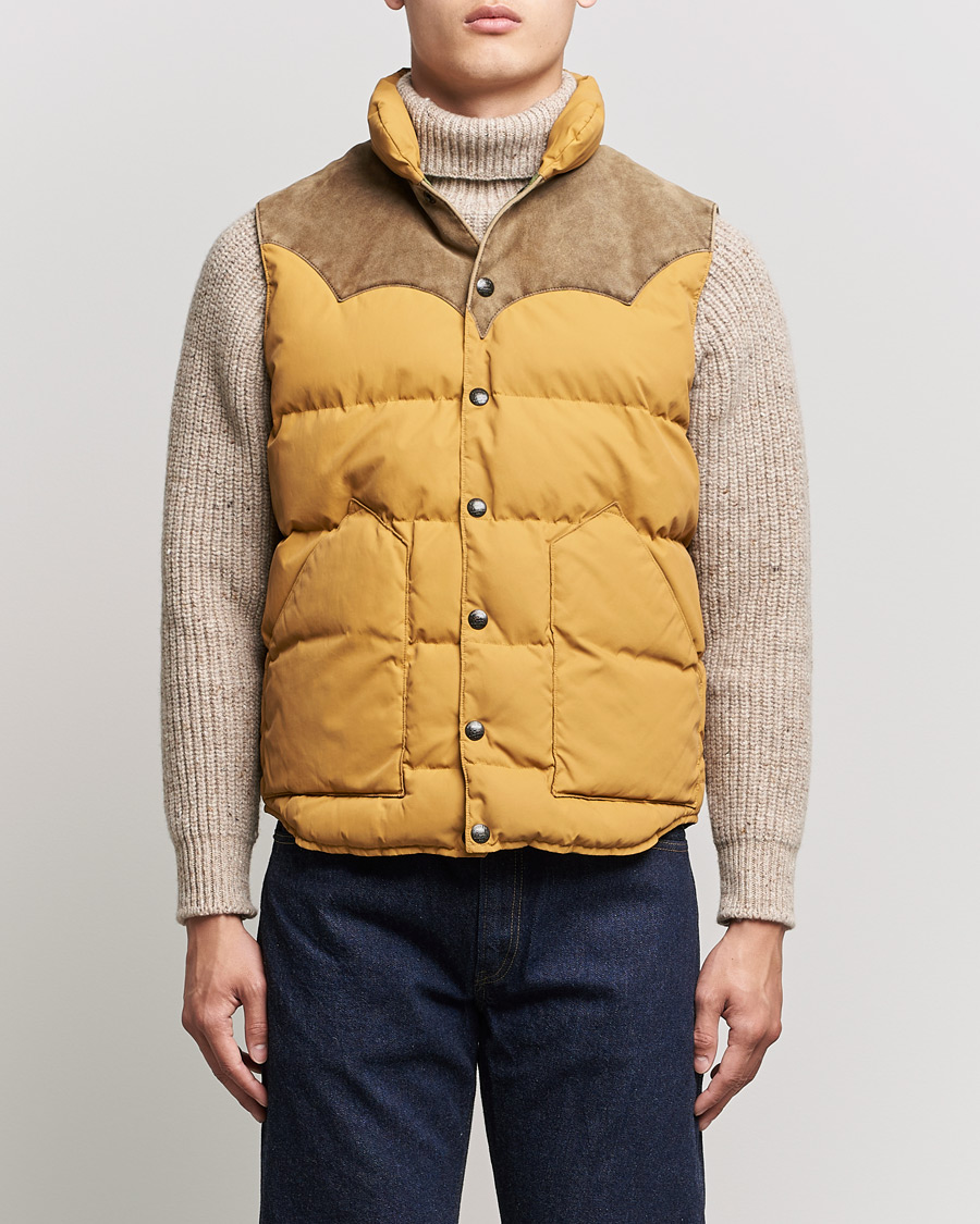 Herre | Jakker | RRL | Milburn Quilted Vest Mountain Yellow