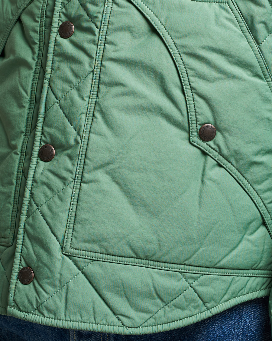 Herre | Jakker | RRL | Helston Quilted Jacket Vintage Turquoise