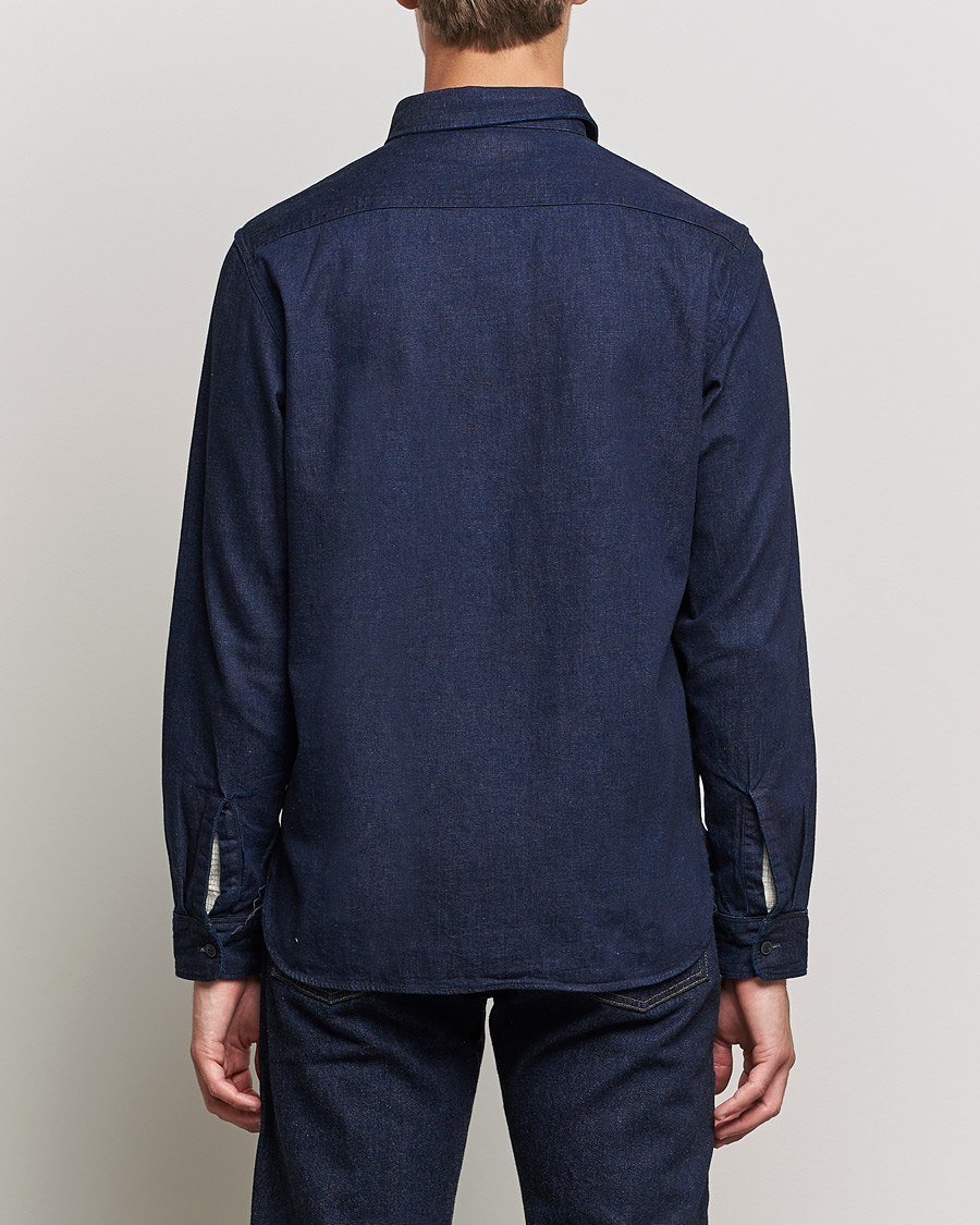 Herre | Skjorter | RRL | Preston Denim Work Shirt Rinse Wash