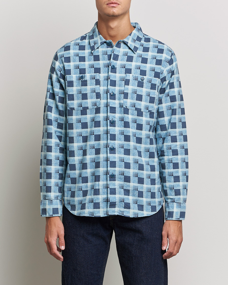 Herre | RRL | RRL | Universal Camp Shirt Blue Check