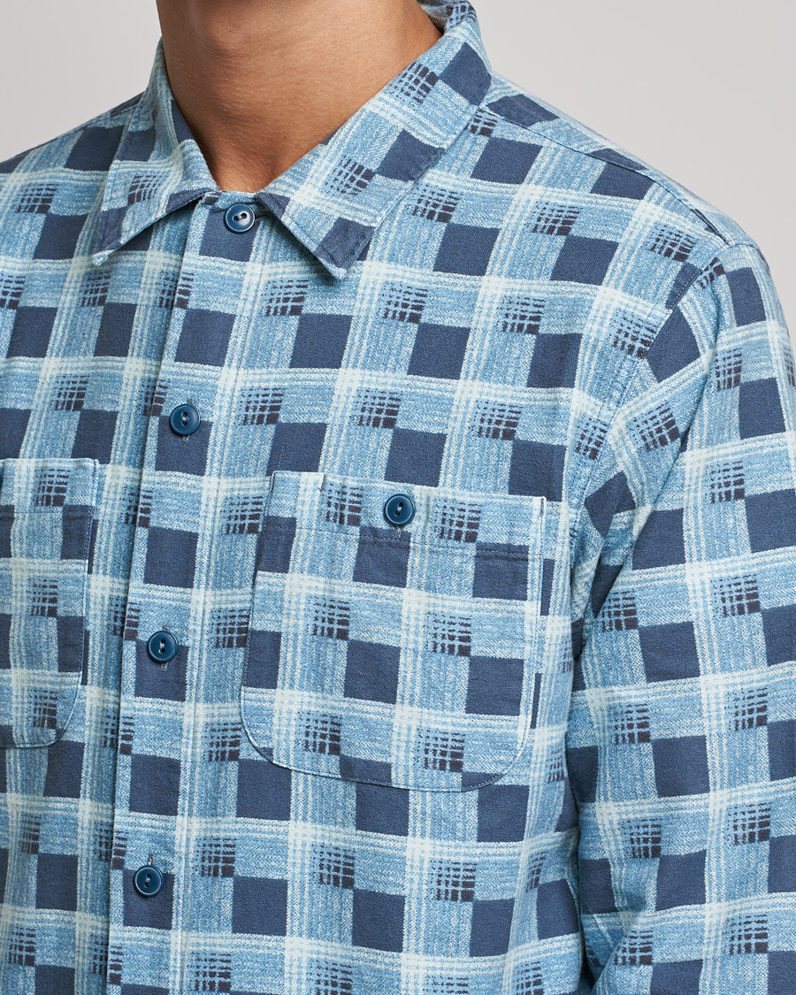 Herre | Skjorter | RRL | Universal Camp Shirt Blue Check