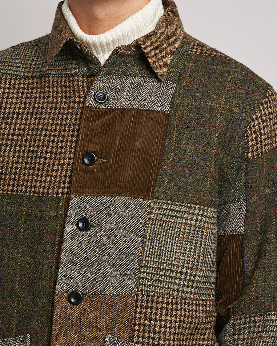 Herre | Skjorter | RRL | Townsend Patchwork Overshirt Tan