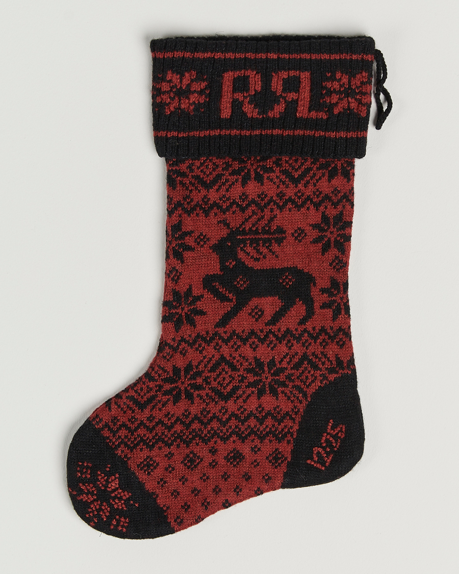 Herre | Til den stilfulle | RRL | Holiday Stocking Red/Black