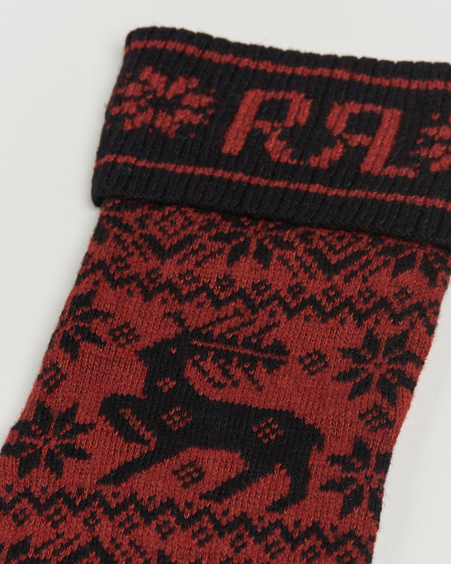 Herre | Til den stilfulle | RRL | Holiday Stocking Red/Black