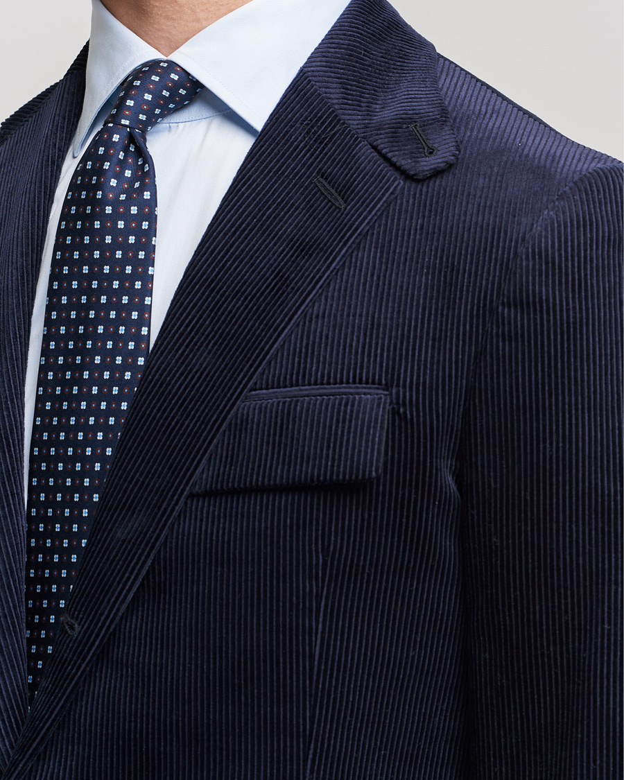 Herre | Dressjakker | Ralph Lauren Purple Label | Wale Corduroy Blazer Chairman Navy