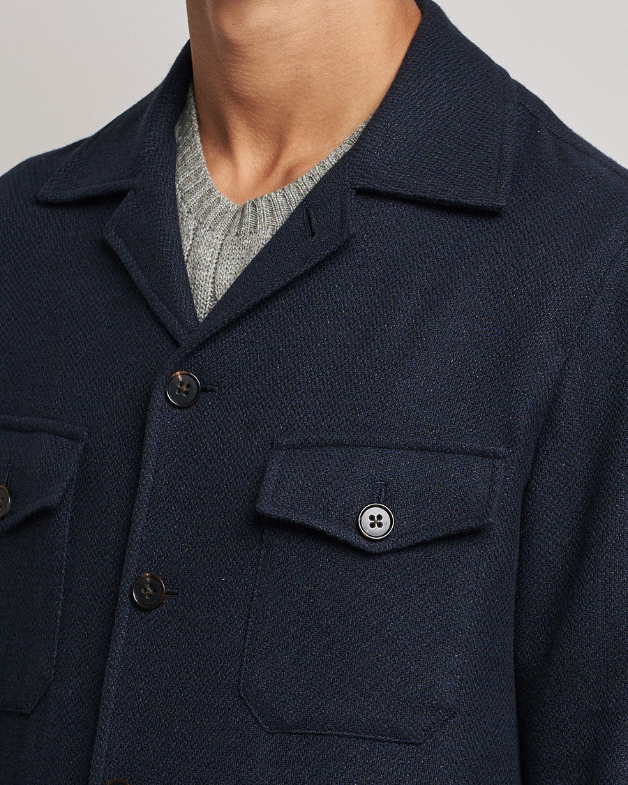 Herre | Jakker | Ralph Lauren Purple Label | Snowden Tweed Field Jacket Navy