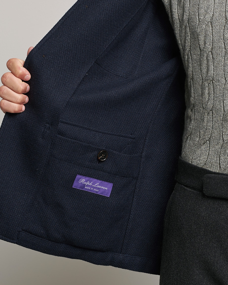 Herre | Jakker | Ralph Lauren Purple Label | Snowden Tweed Field Jacket Navy