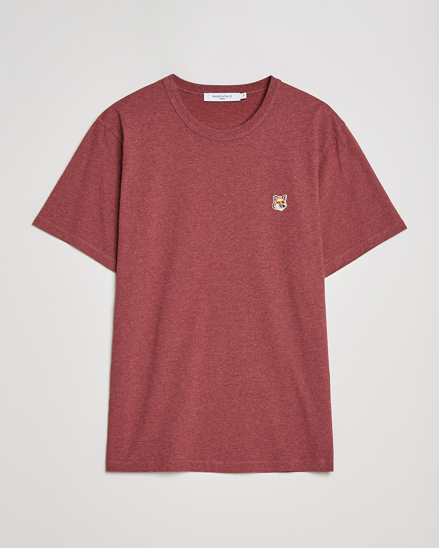 Herre | T-Shirts | Maison Kitsuné | Fox Head Tee Wine
