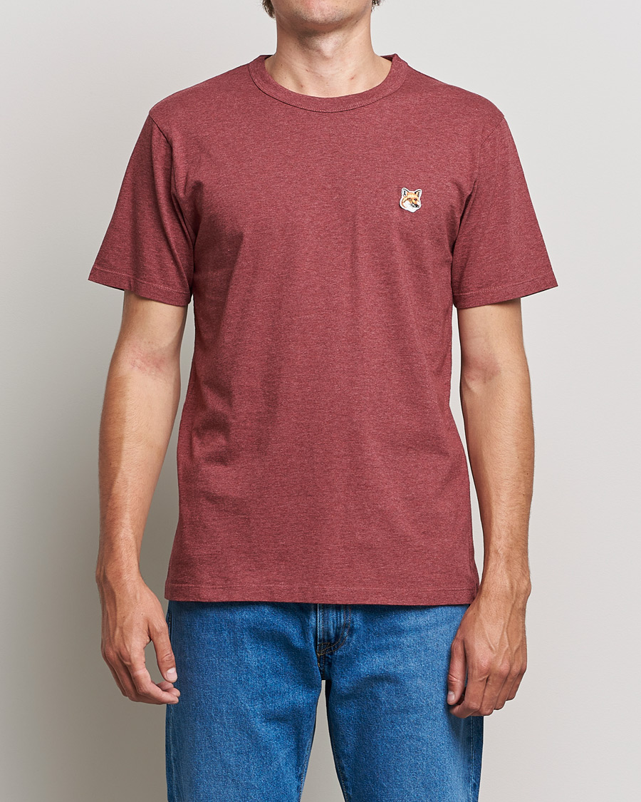 Herre | T-Shirts | Maison Kitsuné | Fox Head Tee Wine
