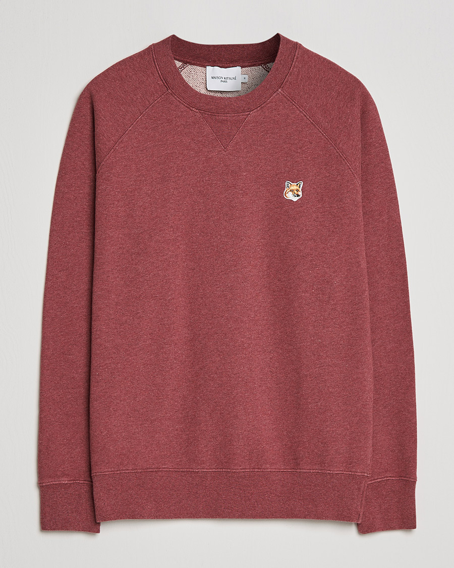 Herre | Gensere | Maison Kitsuné | Fox Head Sweatshirt Wine