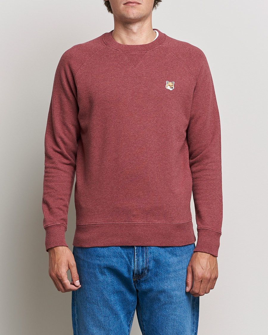 Herre | Maison Kitsuné | Maison Kitsuné | Fox Head Sweatshirt Wine