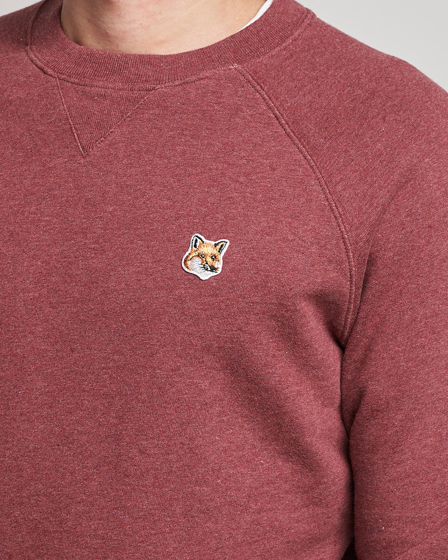Herre | Gensere | Maison Kitsuné | Fox Head Sweatshirt Wine