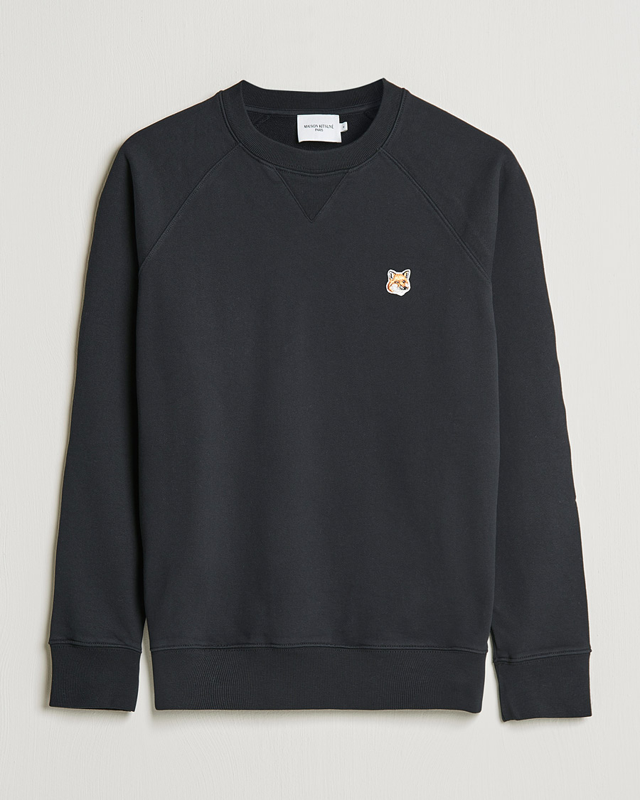 Herre | Gensere | Maison Kitsuné | Fox Head Sweatshirt Black