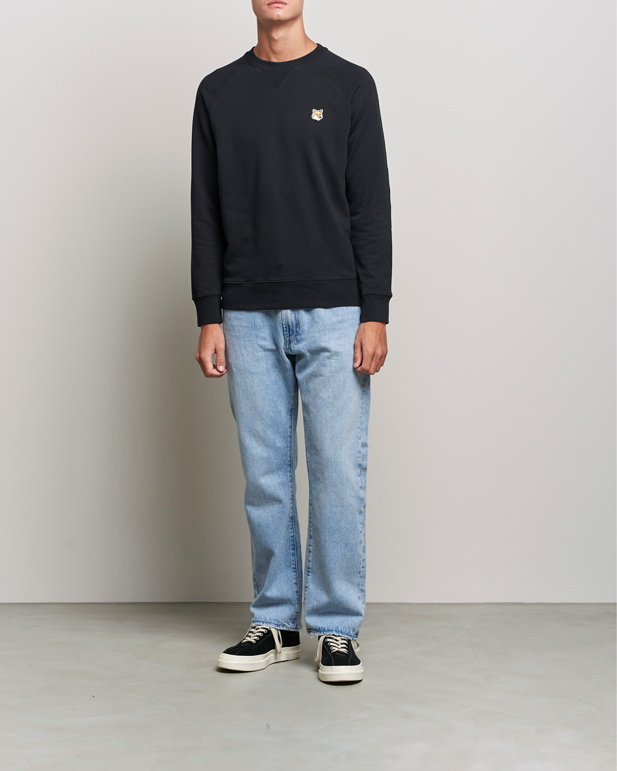 Herre | Gensere | Maison Kitsuné | Fox Head Sweatshirt Black