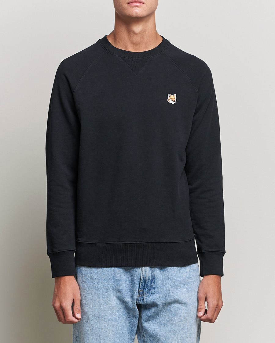 Herre | Gensere | Maison Kitsuné | Fox Head Sweatshirt Black