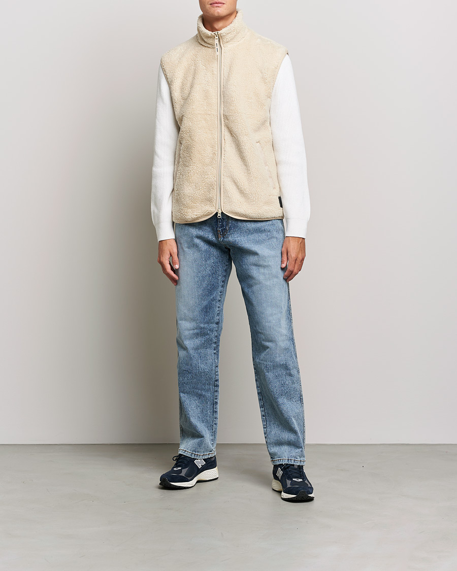 Herre | Gensere | Samsøe Samsøe | Samsøe & Samsøe Rune Fleece Vest Brown Rice