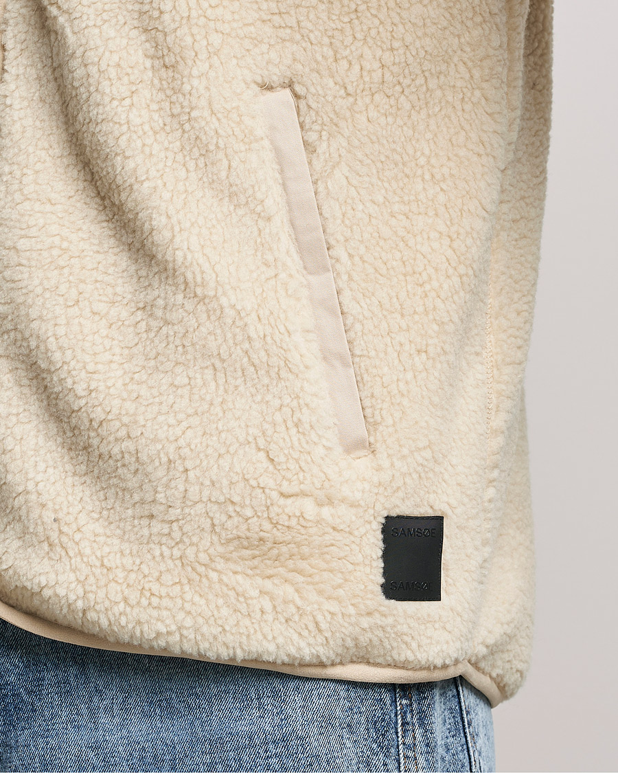 Herre | Gensere | Samsøe Samsøe | Samsøe & Samsøe Rune Fleece Vest Brown Rice