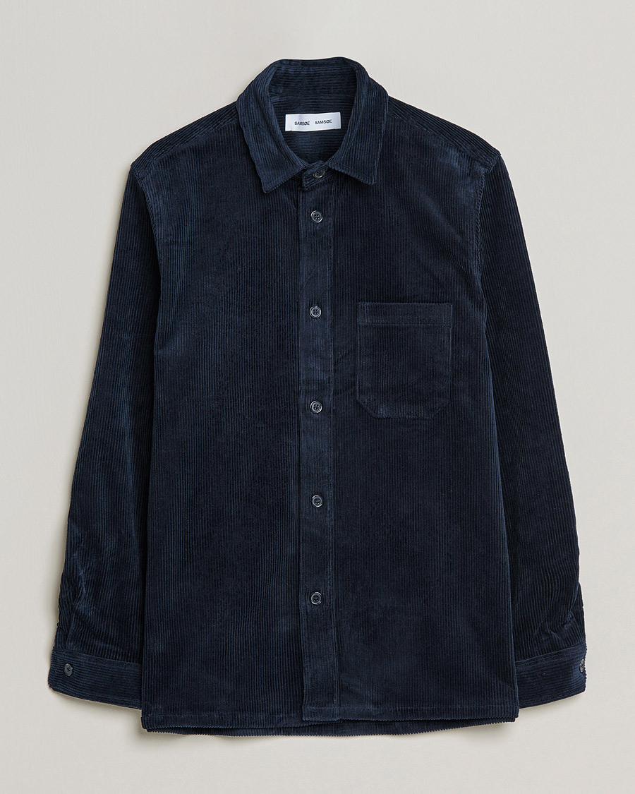 Herre | Skjorter | Samsøe Samsøe | Samsøe & Samsøe Waltones Corduroy Overshirt Salute