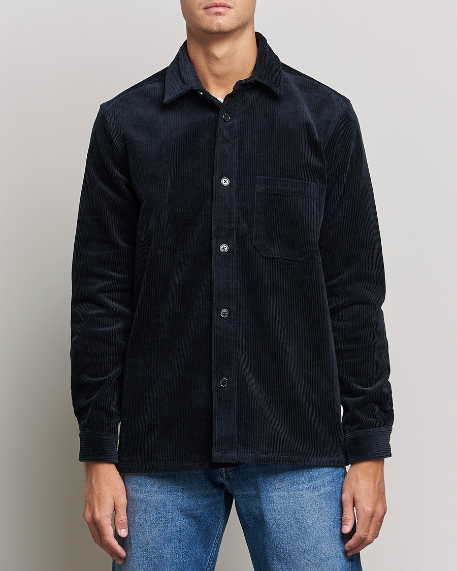 Herre | Skjorter | Samsøe Samsøe | Samsøe & Samsøe Waltones Corduroy Overshirt Salute