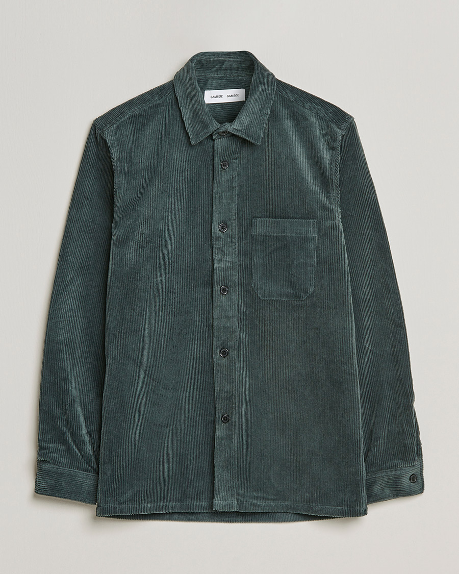 Herre | Skjorter | Samsøe Samsøe | Samsøe & Samsøe Waltones Corduroy Overshirt Urban Chic