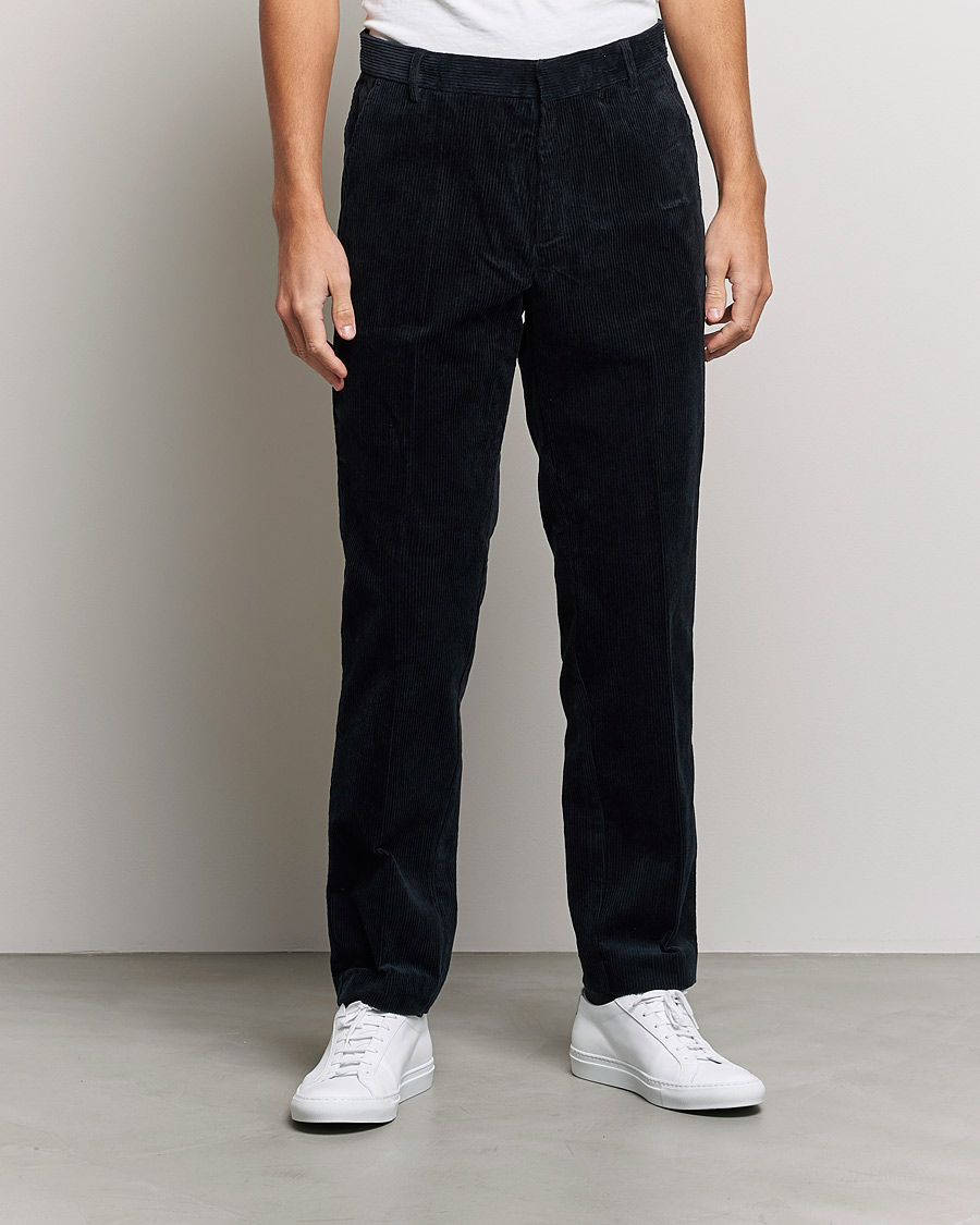 Herre | Bukser | Samsøe Samsøe | Fleix Corduroy Trousers Salute Navy