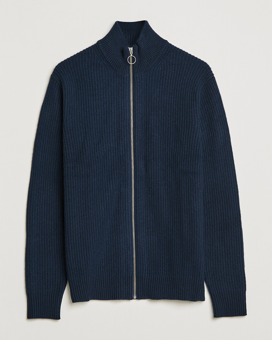 Herre | Gensere | Samsøe Samsøe | Samsøe & Samsøe Logan Heavy Kniited Zip Cardigan Salute