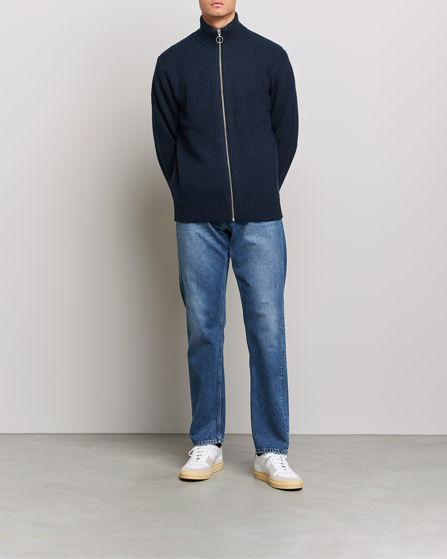 Herre | Gensere | Samsøe Samsøe | Samsøe & Samsøe Logan Heavy Kniited Zip Cardigan Salute