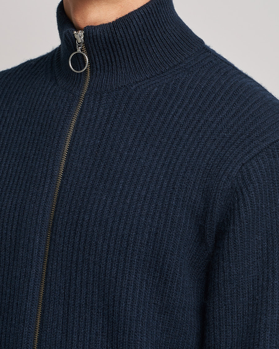 Herre | Gensere | Samsøe Samsøe | Samsøe & Samsøe Logan Heavy Kniited Zip Cardigan Salute