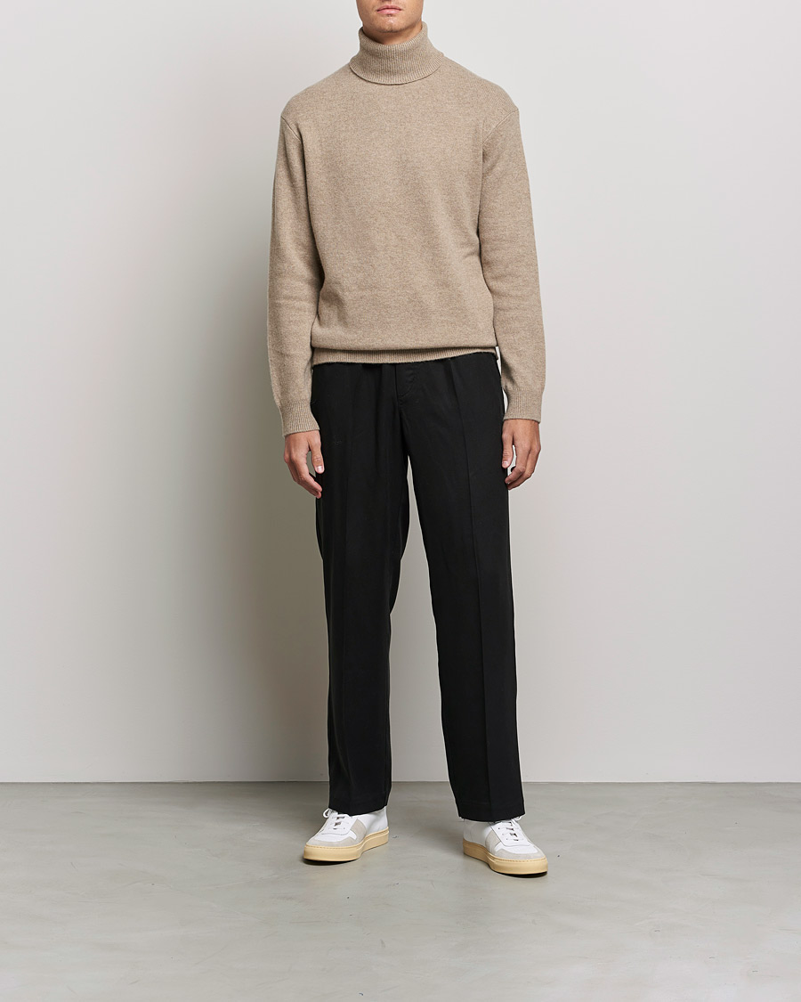 Herre | Gensere | Samsøe Samsøe | Samsøe & Samsøe Viktor Wool Knitted Roll Neck Winter Twig