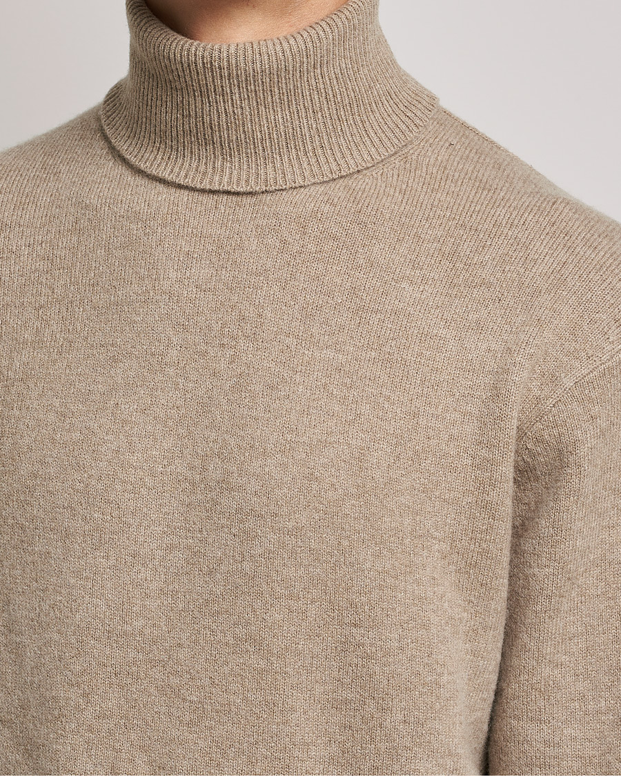 Herre | Gensere | Samsøe Samsøe | Samsøe & Samsøe Viktor Wool Knitted Roll Neck Winter Twig