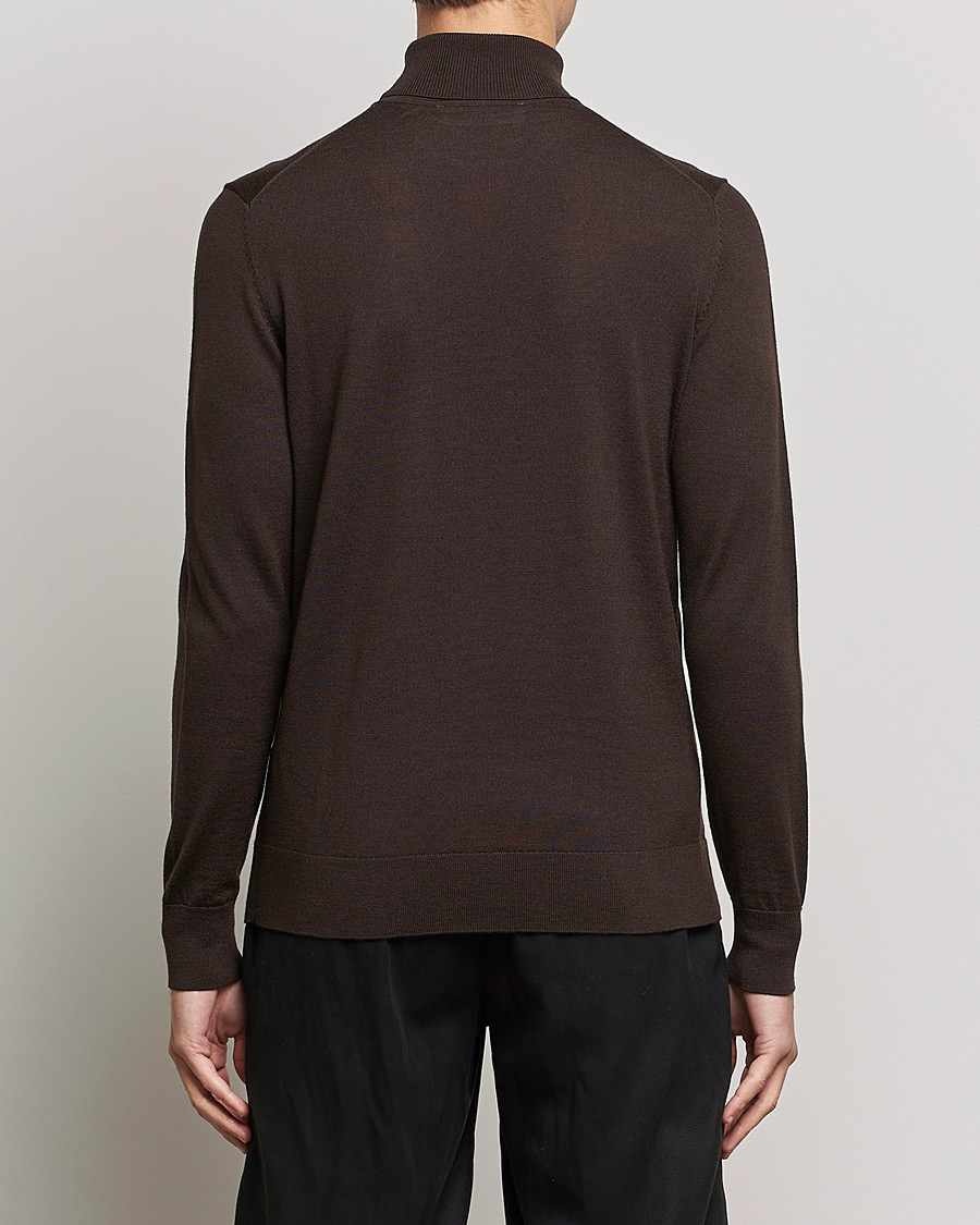 Herre | Gensere | Samsøe Samsøe | Samsøe & Samsøe Flemming Superfine Merino Wool Roll Neck Mole