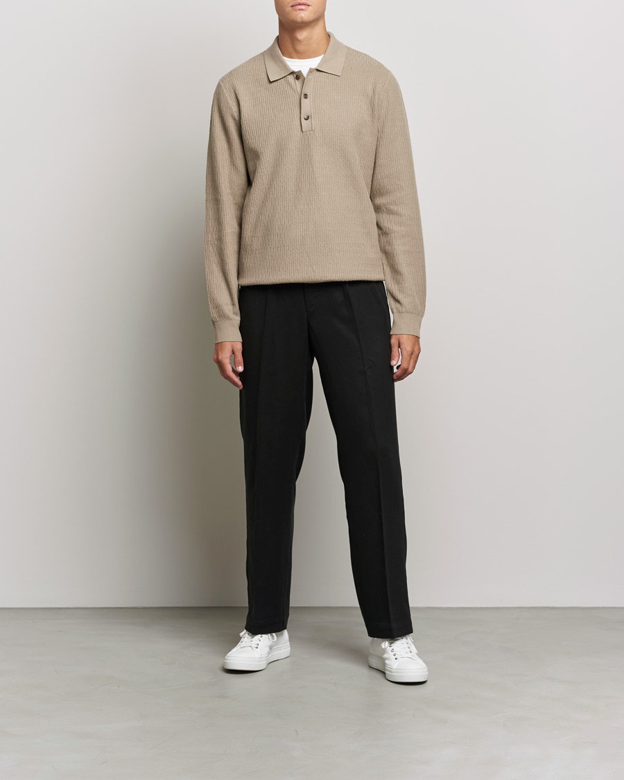 Herre | Gensere | Samsøe Samsøe | Samsøe & Samsøe Joey Knitted Polo Winter Twig